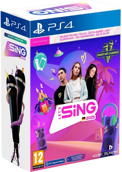 Image du produit Plaion Let's Sing 2025 Version française (+ 2 Mics) (PS4, DE)