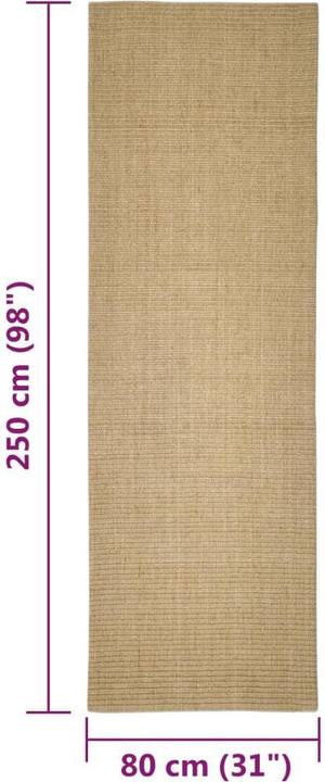 Produktbild VidaXL Cat (250 cm, Hellbraun)