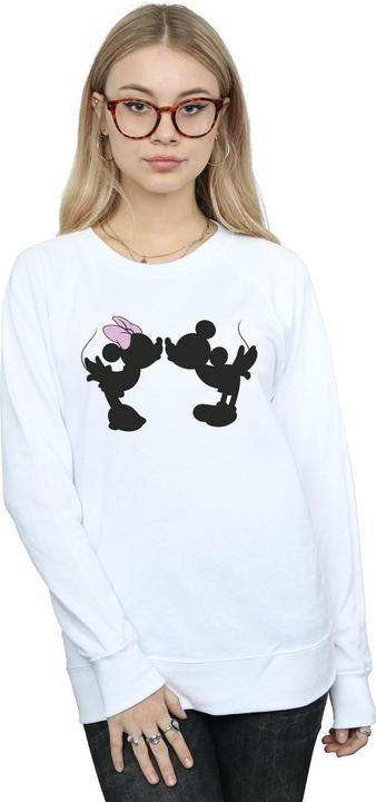 Immagine prodotto Disney Mickey Minnie Kiss Silhouette Felpa Donna (L)