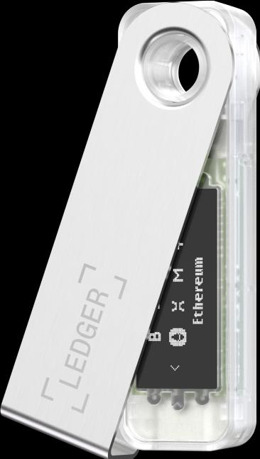Actual product image Ledger Nano S Plus - Transparent (Litecoin, Ethereum Classic, Dogecoin, Bitcoin, Dash)