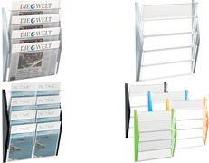 Produktbild Helit Wand-Prospekthalter (DIN A3 quer)