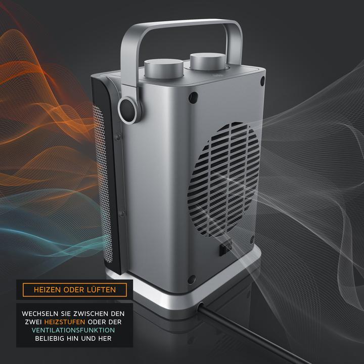 Produktbild Brandson Heizlüfter - Keramikheizlüfter 1800 W, Keramikheizgerät mit Temperaturregelung & Lüfterfunktion (1800 W)