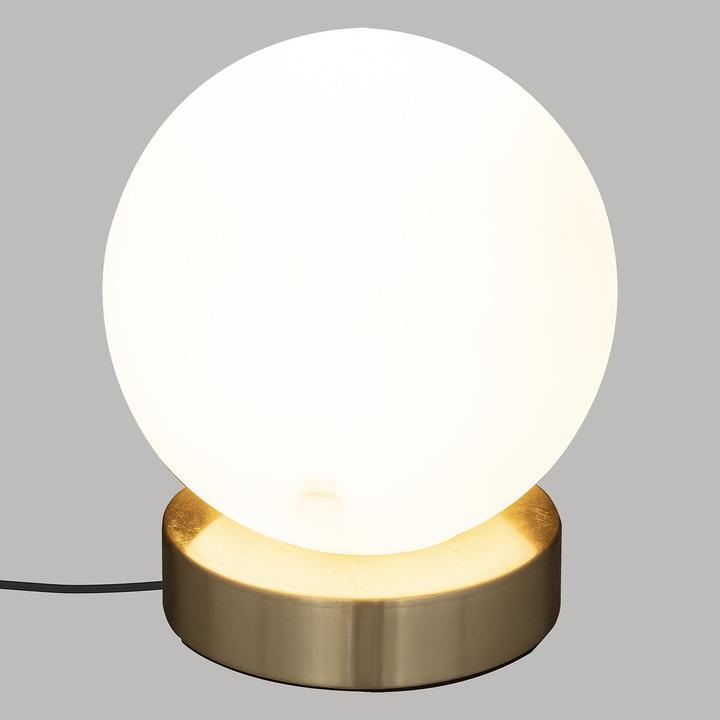 Image du produit Atmosphera Lampe boule dris dore h16, blanc