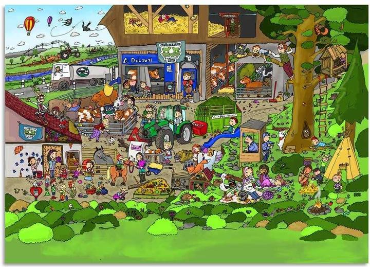 Actual product image XL Hidden Object Puzzle Farm (100 pieces)