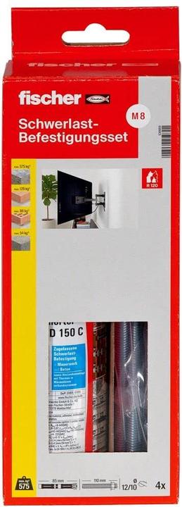 Produktbild Fischer Schwerlastbef.Set 150 C SBS Set M8 (Silver, 150 ml)
