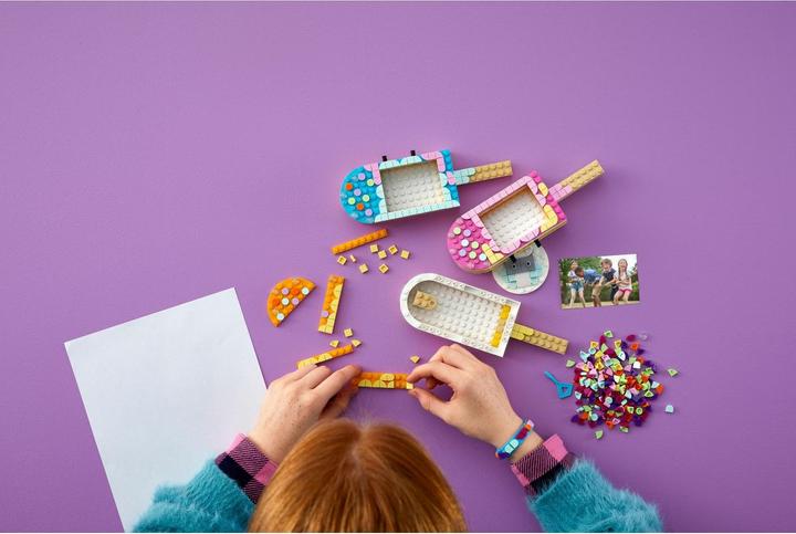 Produktbild LEGO Eiscreme Bilderrahmen & Armband (41956, LEGO Dots)