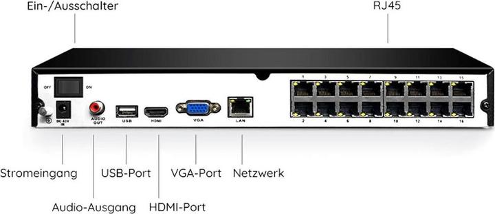 Image du produit Reolink NVS16 (Enregistreur vidéo en réseau (NVR))