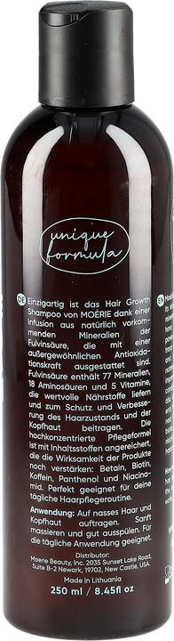 Actual product image Moérie Ultimate Hair Growth (250 ml, Liquid shampoo)