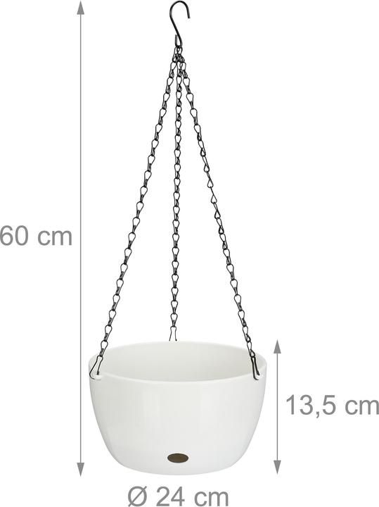 Actual product image Relaxdays 2x hanging basket (24 cm)
