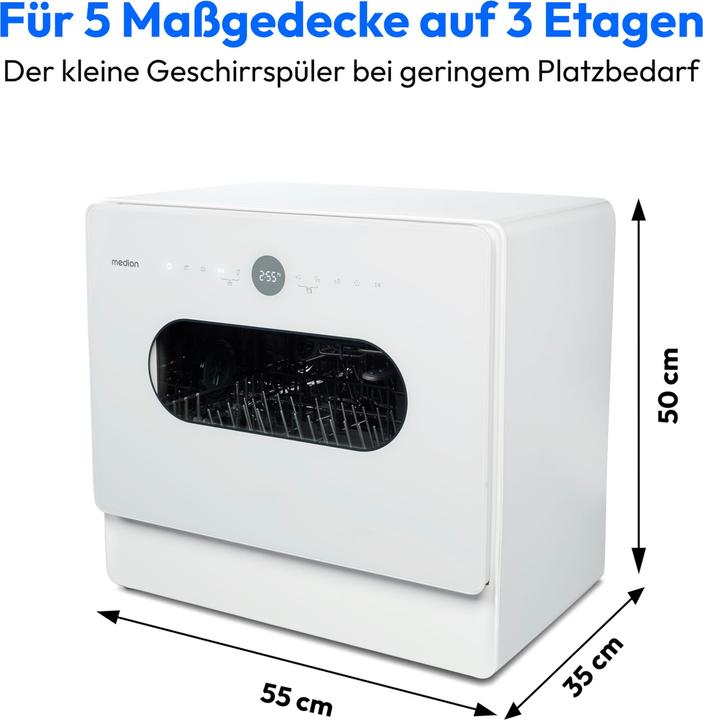 Produktbild Medion LIFE® Tischgeschirrspüler DWT51 (MD 37766)