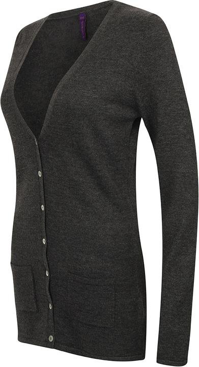 Produktbild Henbury Strickjacke Mit Vausschnitt (4XL)