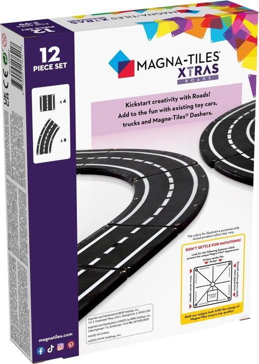 Image du produit Magna-Tiles XTRA Roads Set 12 pièces