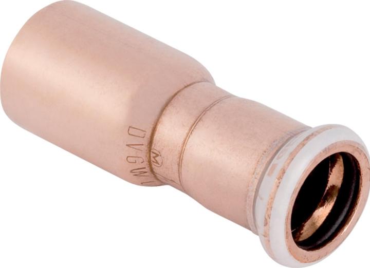 Actual product image Geberit Mapress copper reduction with slide-in end d22-18 (Press connection)