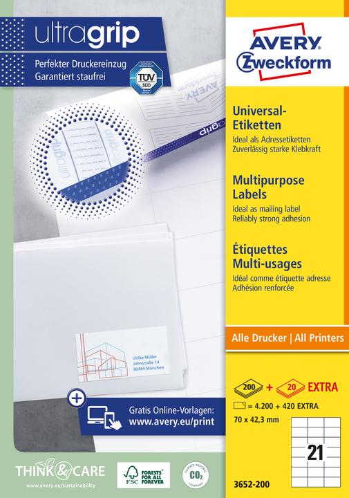 Produktbild Avery Universal-Etiketten