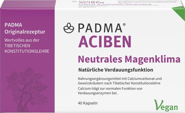 Image du produit Padma Climat stomacal équilibré d'Aciben (40 pièce(s), Capsules, 40 g)