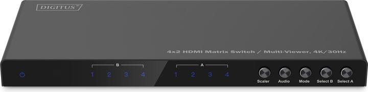Produktbild Digitus 4x2 HDMI Matrix Switch / Multi-Viewer, 4K/30Hz