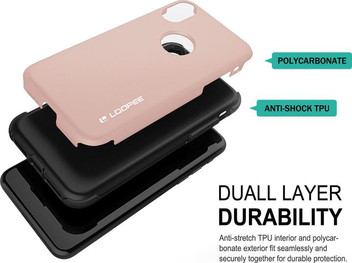 Image du produit Loopee iPhone 11 Pro Max - Shock Proof Outdoor Case, Rosegold (Apple iPhone 11 Pro Max)