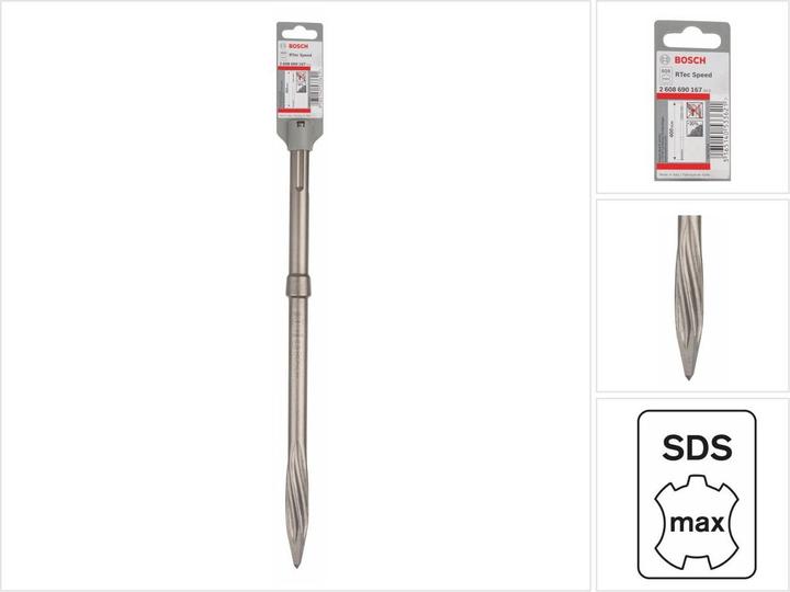 Produktbild Bosch Professional Zubehör PRO SDS max-5C Spitzmeissel, 400 mm (400 mm)