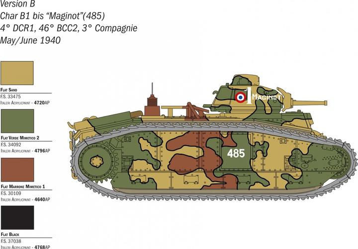 Image du produit 1:56 Char B1 Bis