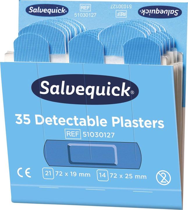 Salvequick Pflasterstrips detectable (6 x)