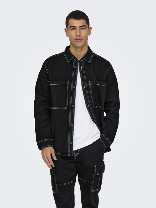 Actual product image Only & Sons ONSEDGE mid waist straight cut jeans regular fit jeans (36)