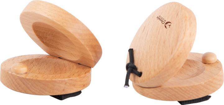 Actual product image Classic World Wooden castanets, 2 pieces.