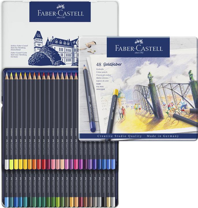 Produktbild Faber-Castell Goldfaber (Mehrfarbig, 48 x)