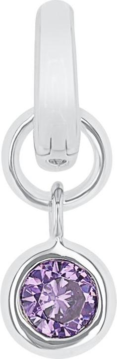 Produktbild Amor Charms für Damen, 925 Sterling Silber, Zirkonia synth. | Februar (Silber 925)