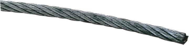 Dulimex Drahtseil Stahlseil ø 3mm 6x19 Litzen DIN3055 Kreuzschlag rechts Stahl verzinkt