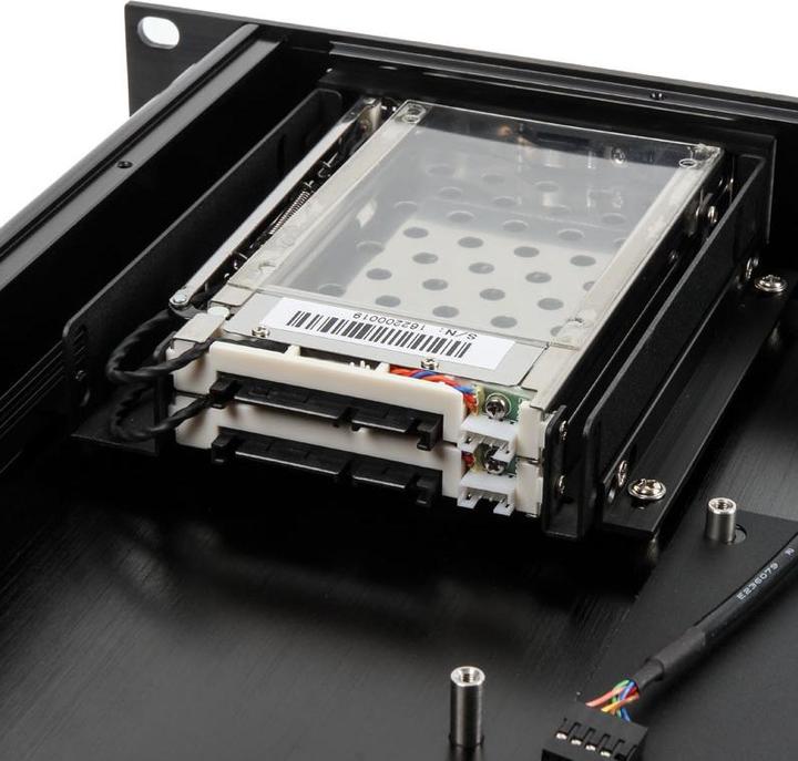 Actual product image Akasa Galileo TU1 Thin-Mini-ITX 1U Case, OEM (Thin Mini ITX)