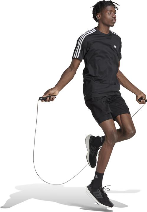 Produktbild adidas Traing Essentials Base 3-Stripes Tee (L)