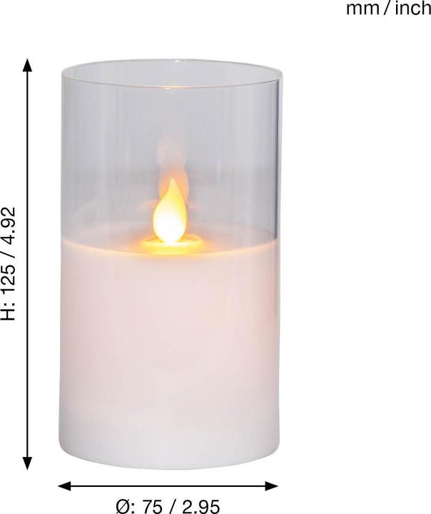Produktbild Star Trading LED Pillar Kerze M-Twinkle (1 x)