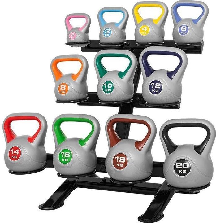 Actual product image Gorilla Sports Kettlebell rack