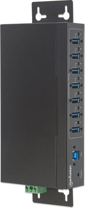 Actual product image Manhattan 7-Port Industrial USB 3.0 Hub (USB-B, 7 Ports)