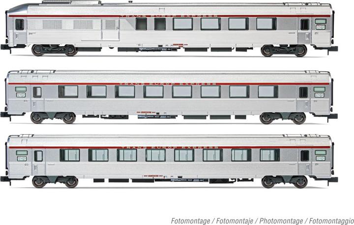 Produktbild Arnold SNCF 3er-Set TEE Cisalpin Mailand – Paris 2/2 A4Dt (Spur N)