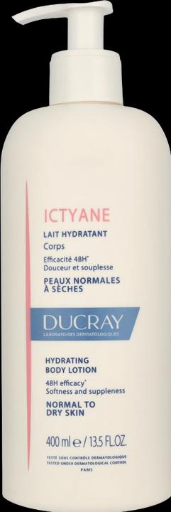 Actual product image Ducray ICTYANE hydrating body lotion15 400 ml (Body cream, 400 ml)