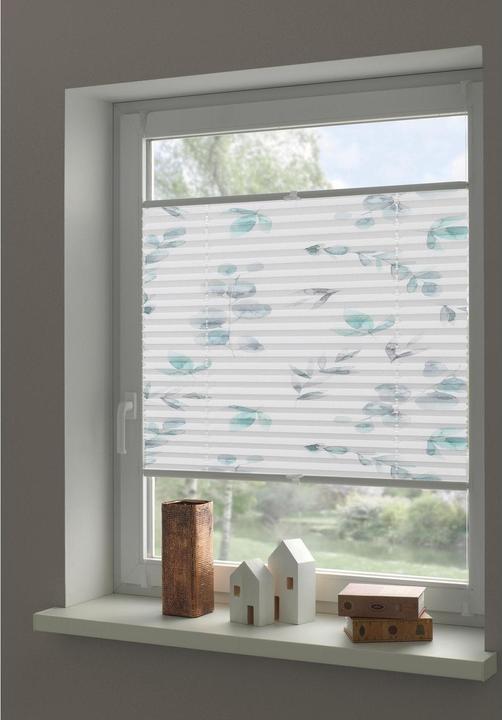 Produktbild Gardinia Plissee Concept zum Klemmen Flowers and Plants Zweig (80 x 130 cm)