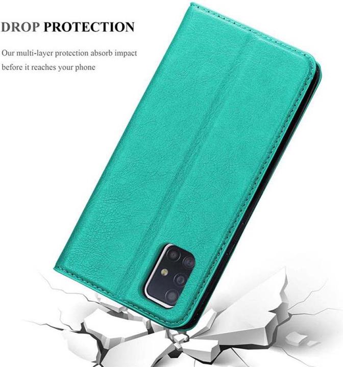 Actual product image Cadorabo Book Invisible Magnet Cover (Samsung Galaxy M40s)