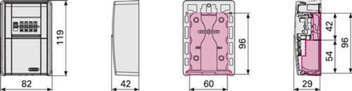 Actual product image Abus KeyGarage 787 LED