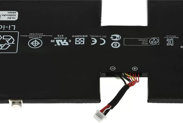Actual product image AccuCell Battery HP Spectre XT TouchSmart 15-4000eg / TPN-C105 / type PW04XL etc. (3200 mAh)