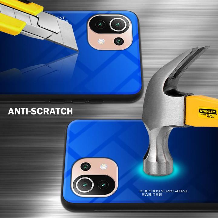 Actual product image Cadorabo TPU 2 colors glass envelope (Xiaomi Mi 11 Lite, Xiaomi Mi 11 Lite 5G, Xiaomi Mi 11 Lite 5G NE)