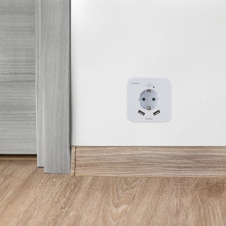 Immagine prodotto Hama 00223498 Luce notturna a LED con rilevatore di movimento LED bianco luce diurna