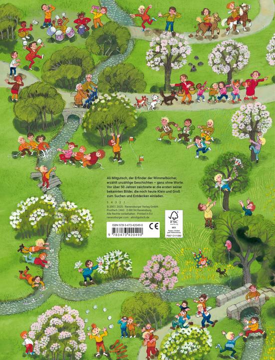 Actual product image Ravensburger My Wimmelbuch: Spring, summer, autumn and winter - cardboard picture book from 2 years, picture (German)