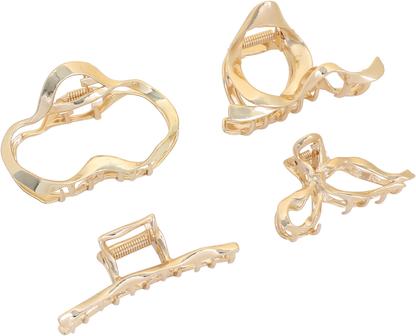 Image du produit Trisa Pince métallique Fashion or doux 6 cm (4 pcs)