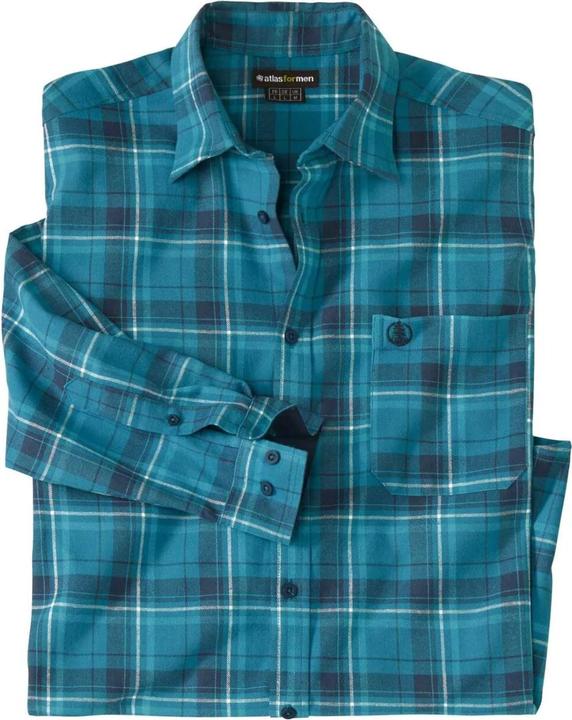 Produktbild Atlas For Men Doppelt kariertes Flanellhemd (3XL)