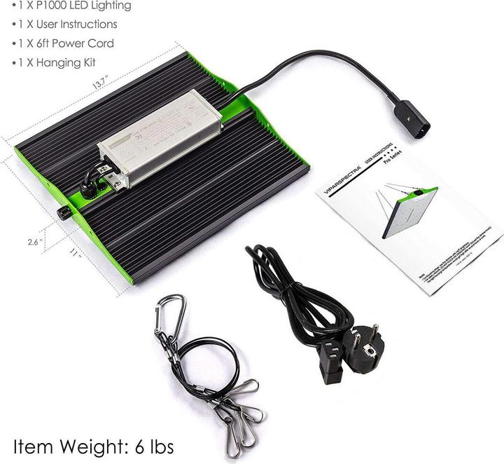 Actual product image Viparspectra P1000 Pro Series (LED)