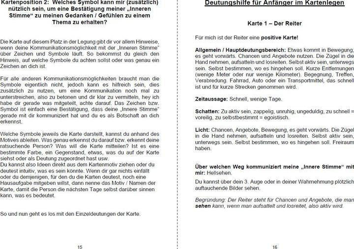 Image du produit Kartenlegen lernen mit 40x LENORMAND POWER Die Weisheit der inneren Stimme (Allemand, Angelina Schulze, 2020)