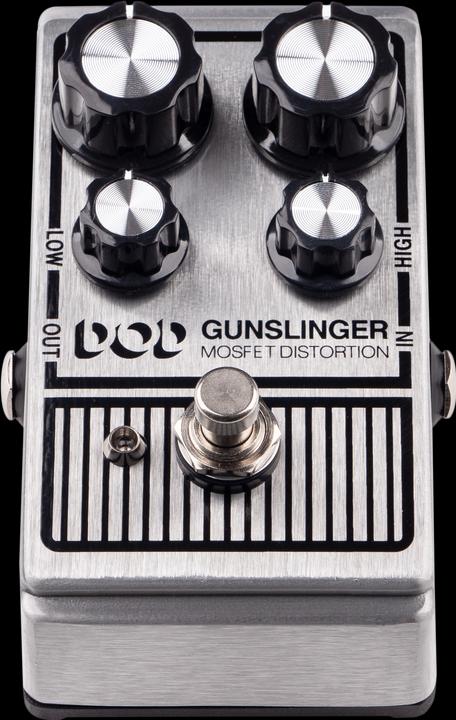 Actual product image Digitech Effect pedal, DOD Gunslinger, MOSFET Distortion Pedal