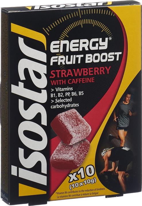 Immagine prodotto Isostar Frutta Boost (Fragola, 10 pz., 100 g)