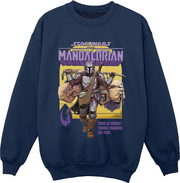 Star Wars The Mandalorian More Than I Signed Up For Sweatshirt Jungen